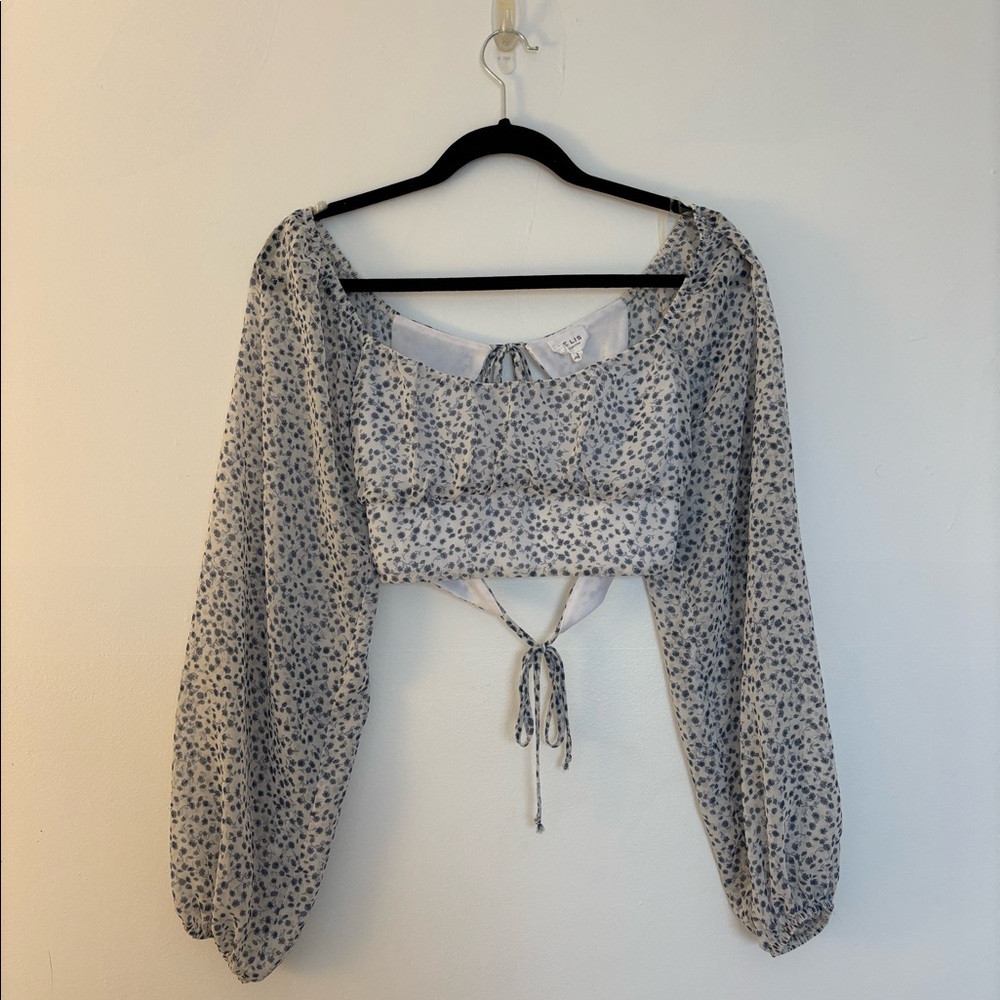Leli’s Floral Crop Top